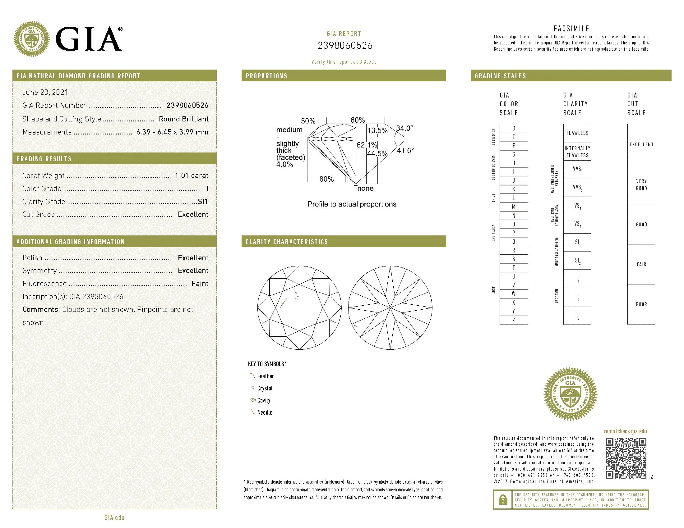Beauvince Aisha Engagement Ring (2.00 ct Round ISI1 GIA Diamond) in Gold