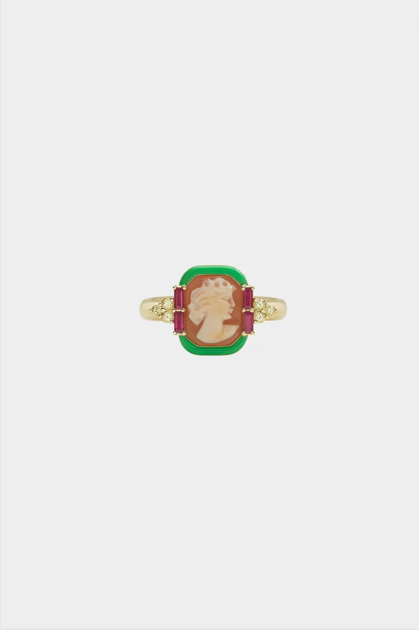 Cameo Ring, Yellow Gold