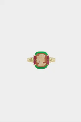 Cameo Ring, Yellow Gold
