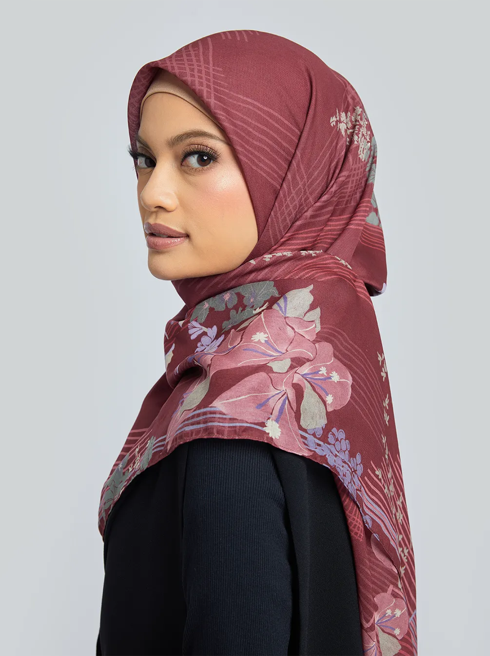 CHARAKA SCARF MAROON BRIGHT