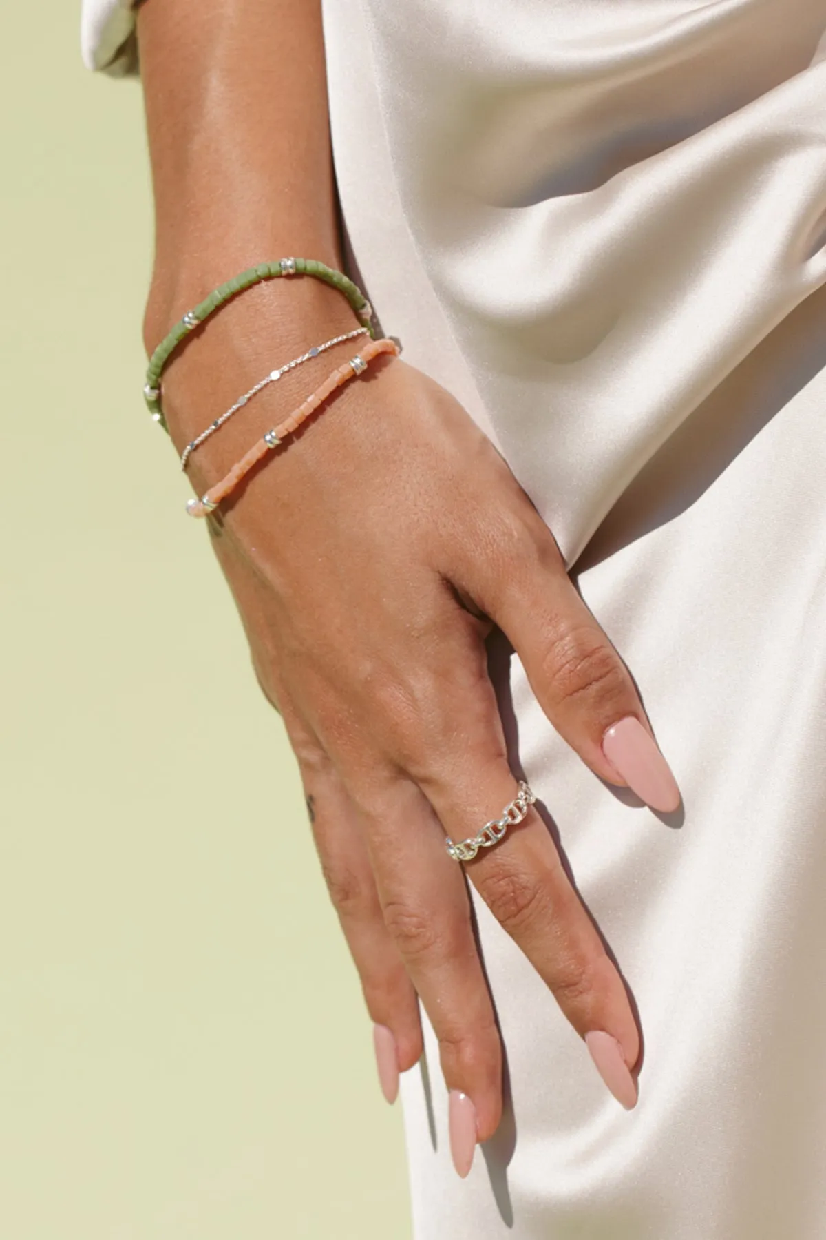 Chunky chain ring silver