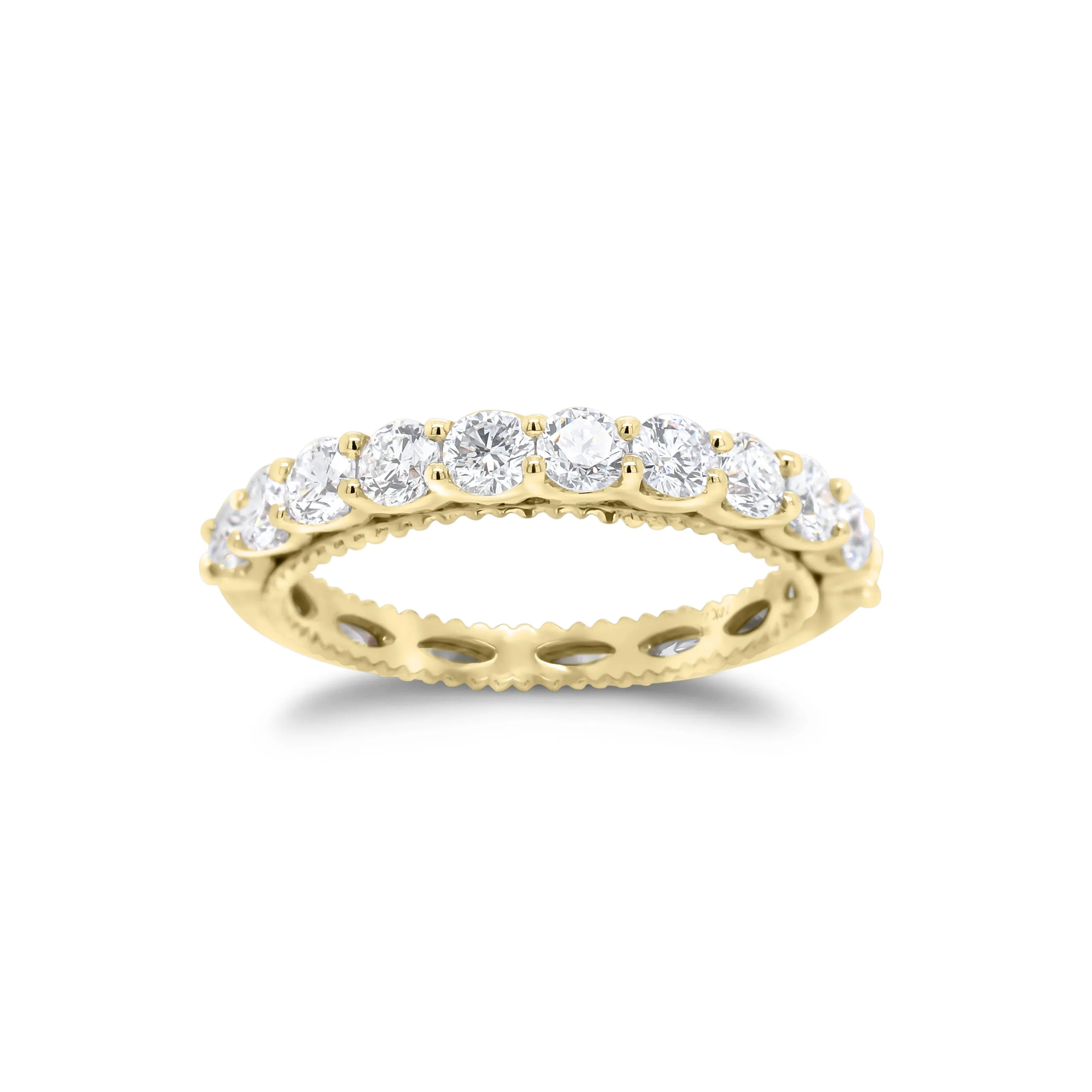 Diamond Two-Tone Gold Wedding Band