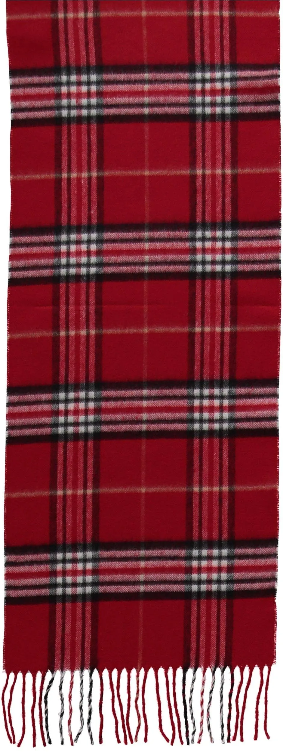 FRAAS - The Scarf Company - FRAAS Plaid Cashmink® Scarf: Black