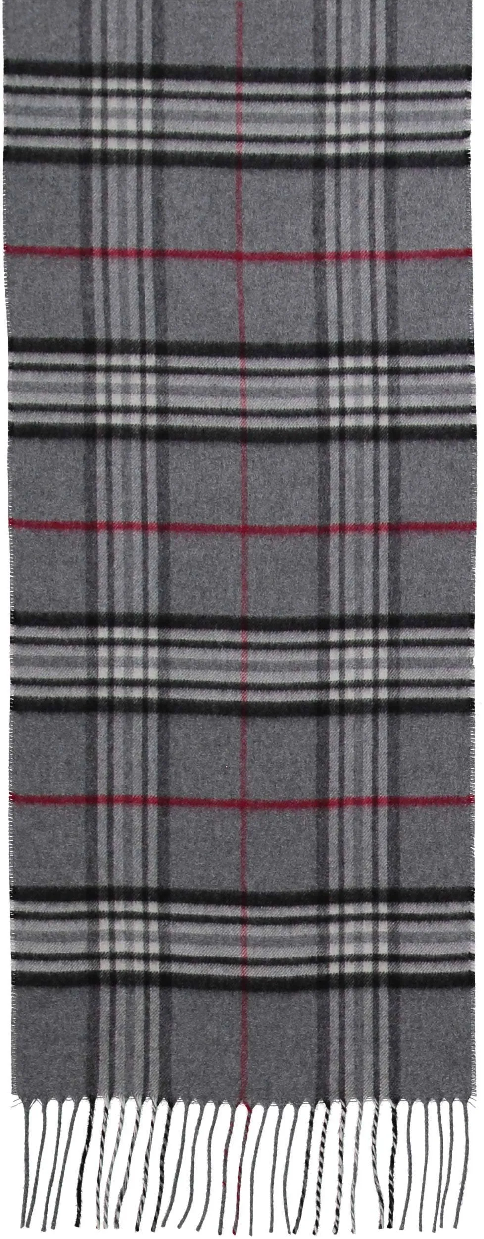 FRAAS - The Scarf Company - FRAAS Plaid Cashmink® Scarf: Black