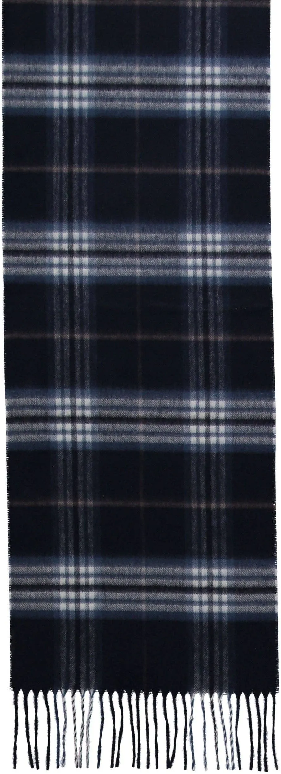 FRAAS - The Scarf Company - FRAAS Plaid Cashmink® Scarf: Black