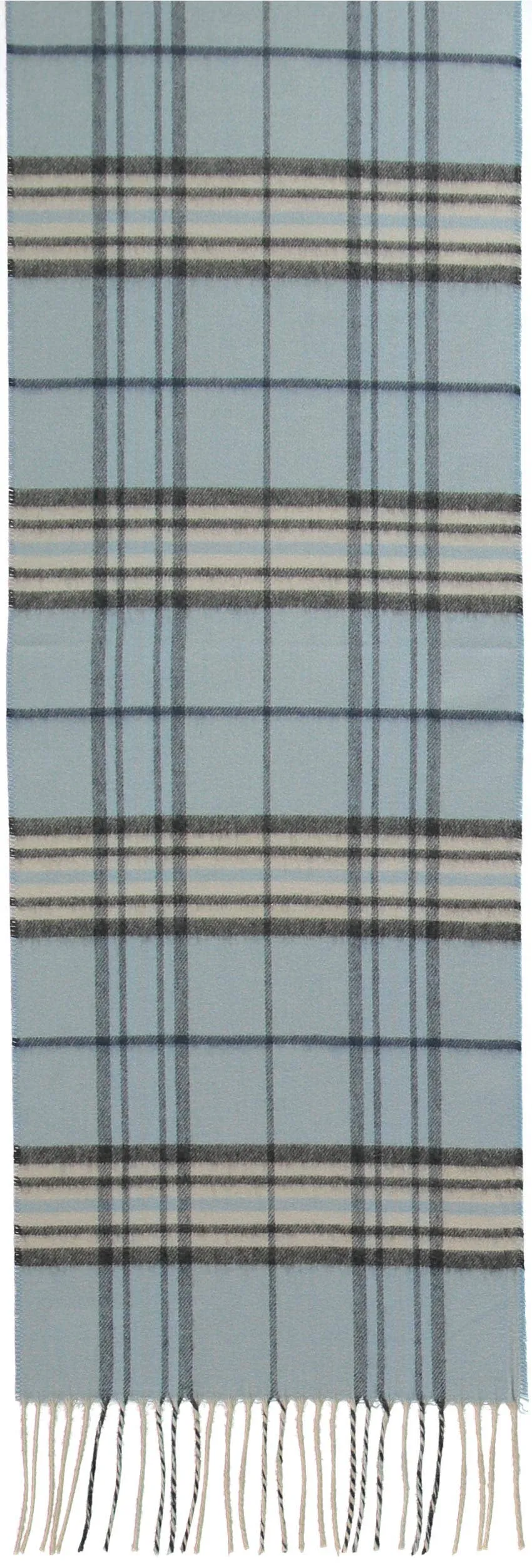 FRAAS - The Scarf Company - FRAAS Plaid Cashmink® Scarf: Black