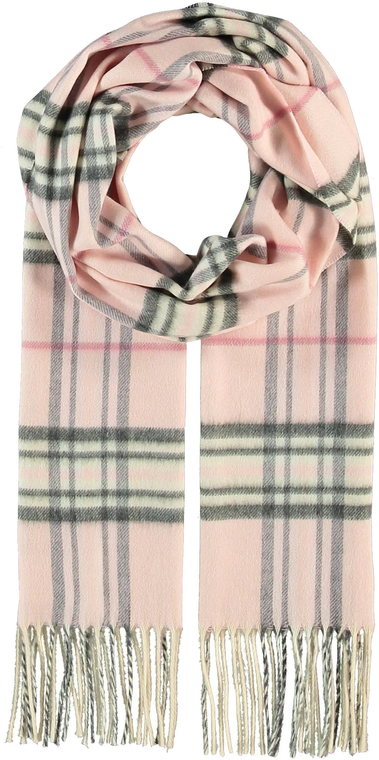 FRAAS - The Scarf Company - FRAAS Plaid Cashmink® Scarf: Black