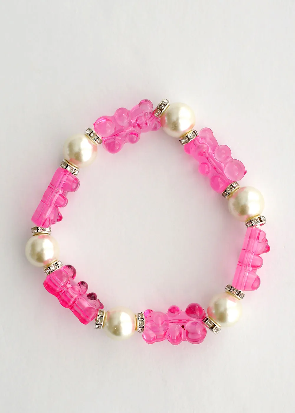 Gummy Bear & Pearl Bracelet