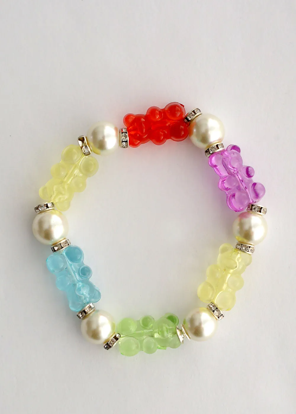 Gummy Bear & Pearl Bracelet