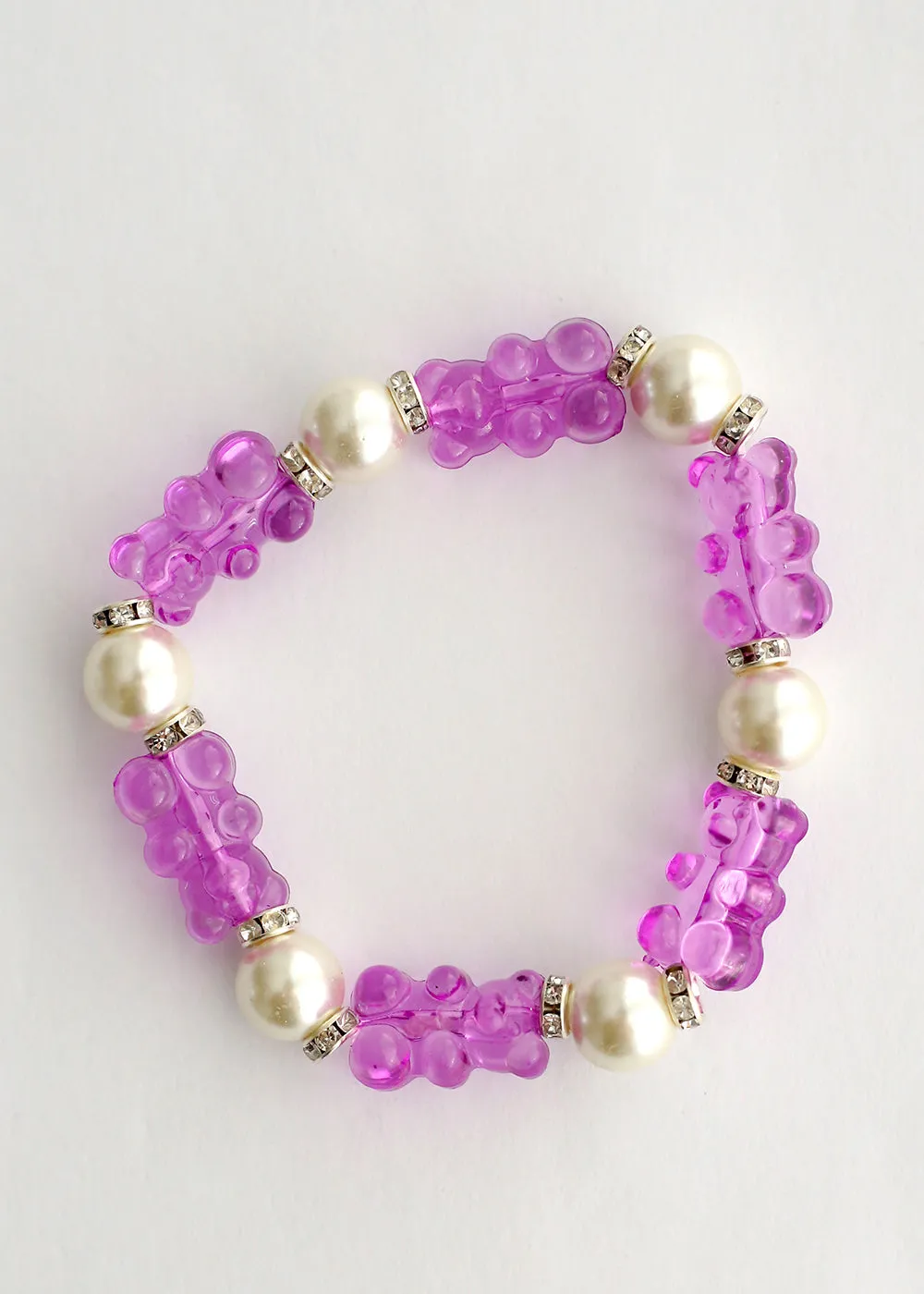 Gummy Bear & Pearl Bracelet