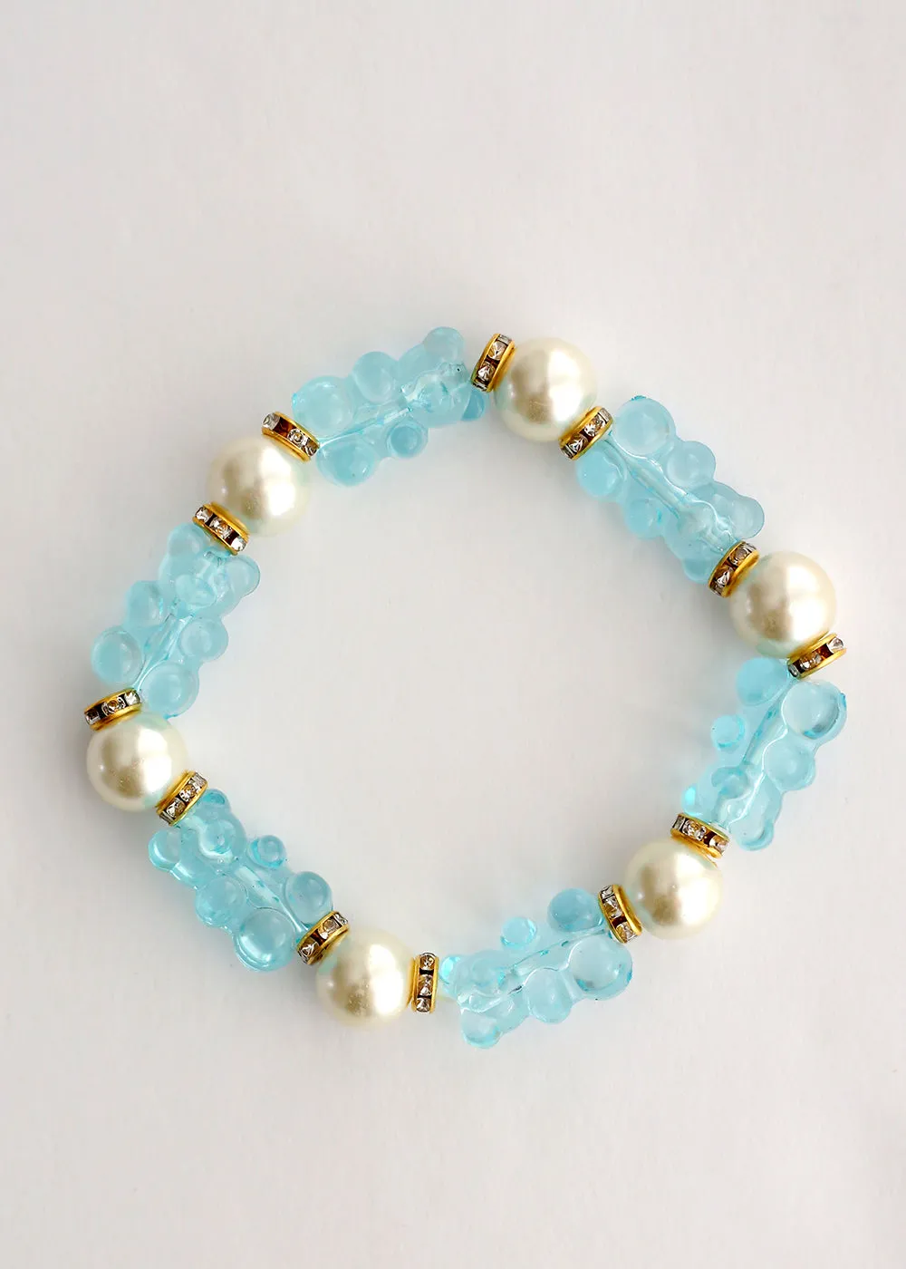 Gummy Bear & Pearl Bracelet