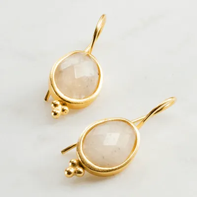 Hollie Earring | Moonstone