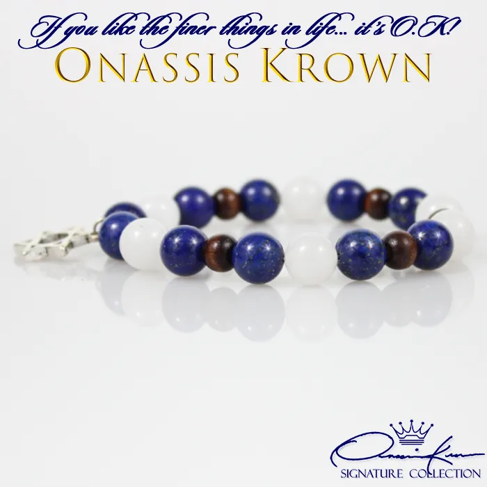 Jewish Star of David Bead Bracelet