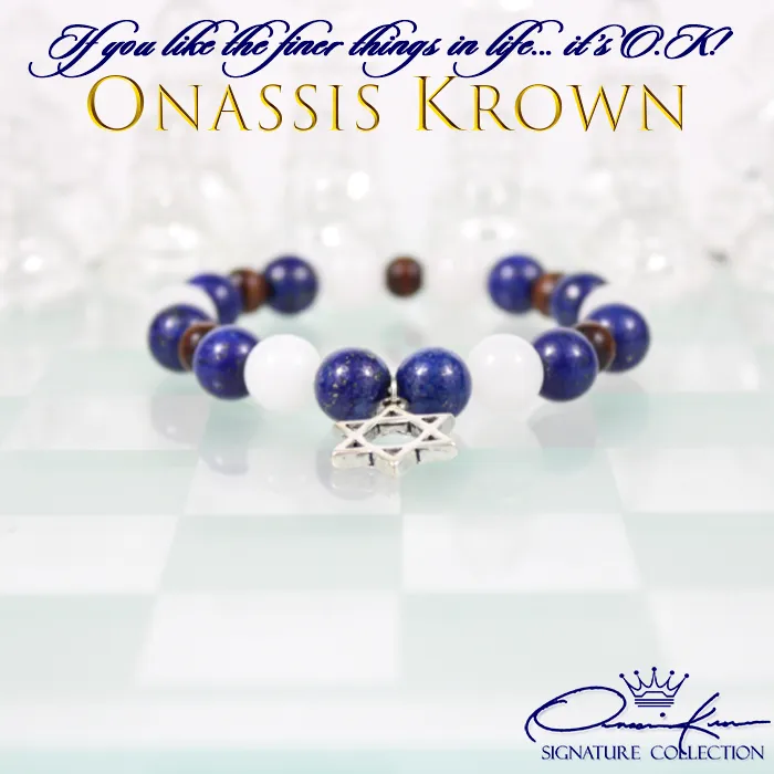 Jewish Star of David Bead Bracelet