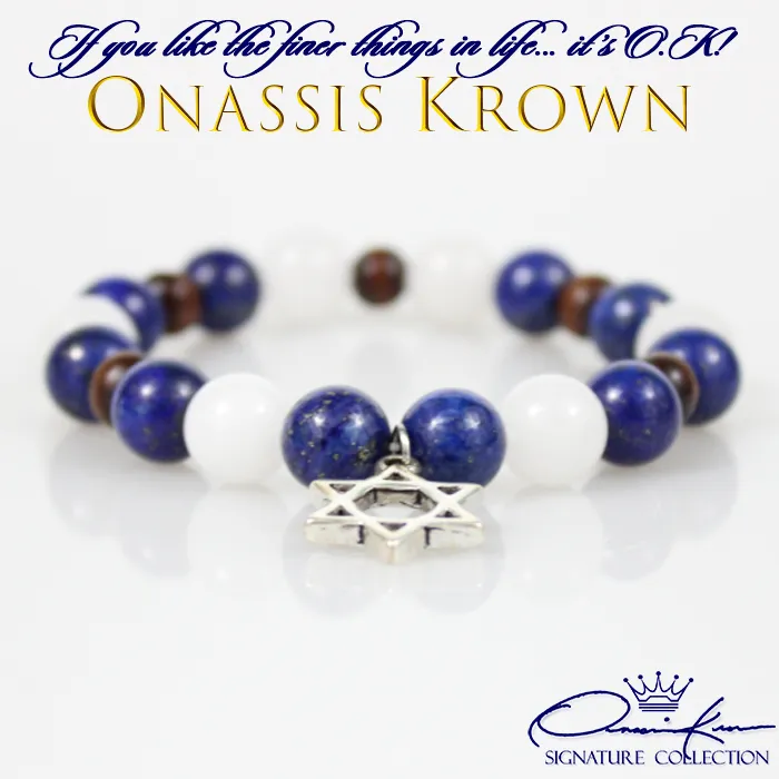 Jewish Star of David Bead Bracelet