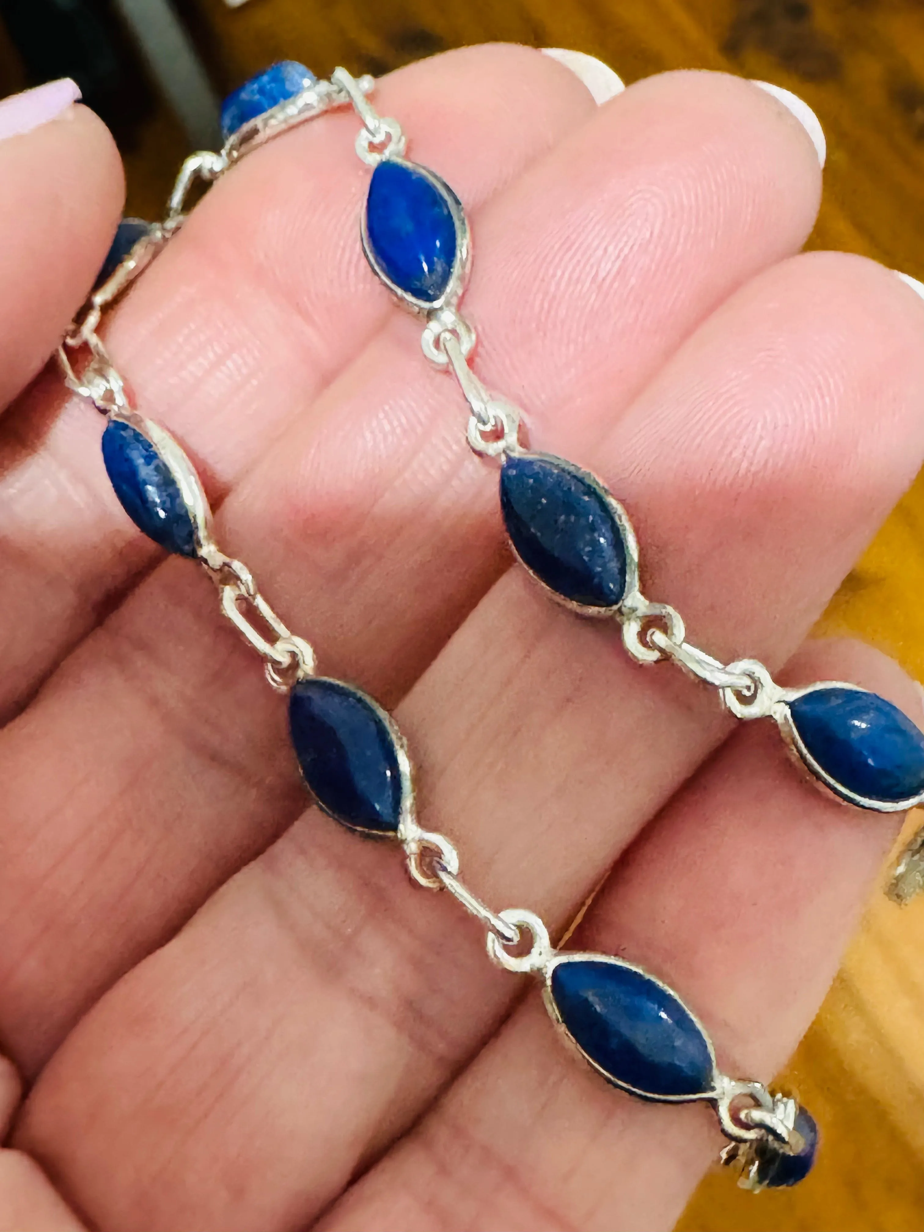 Lapis Lazuli Diamant Bracelet
