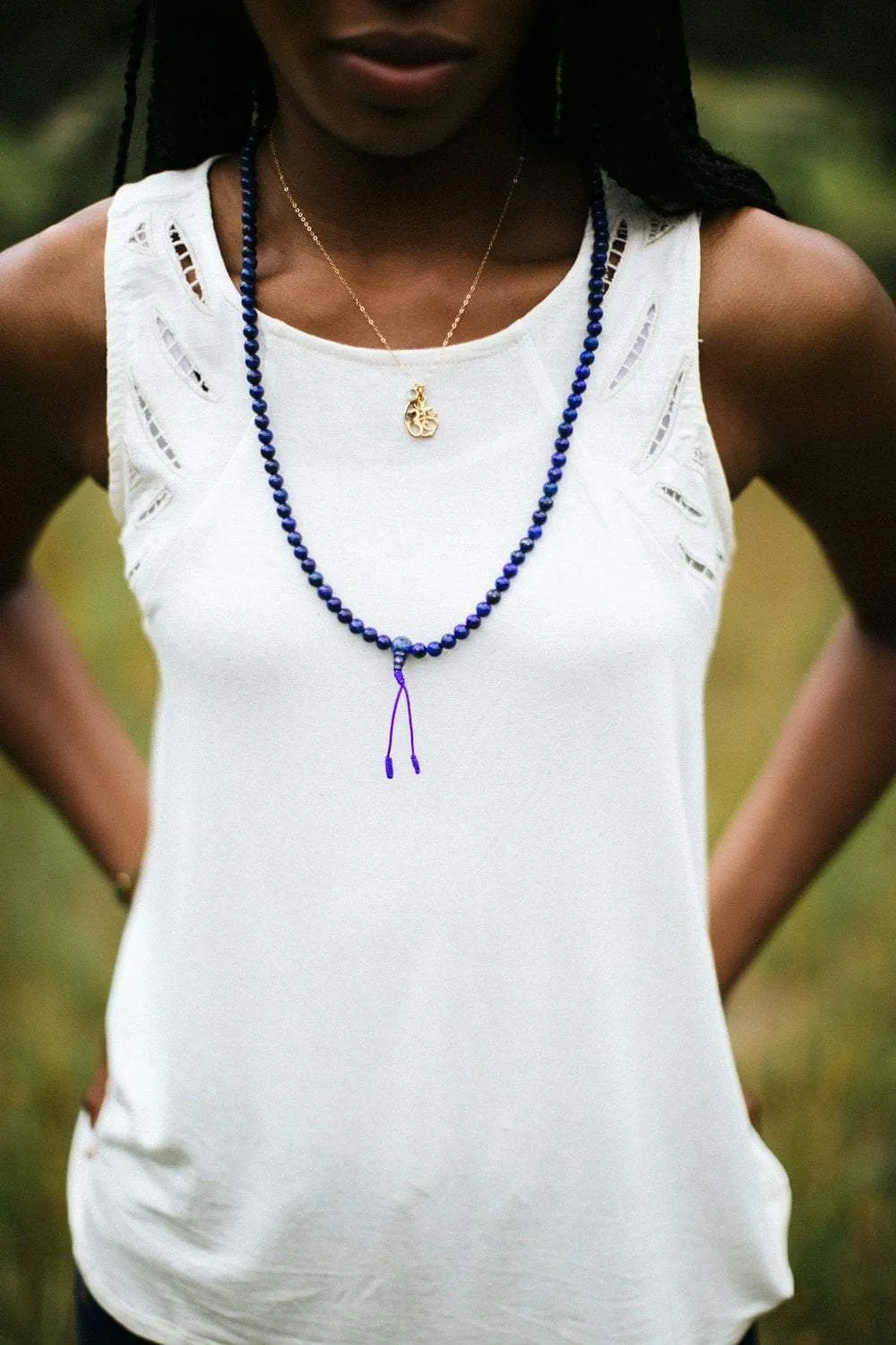 Lapis Lazuli Third Eye Chakra Mala