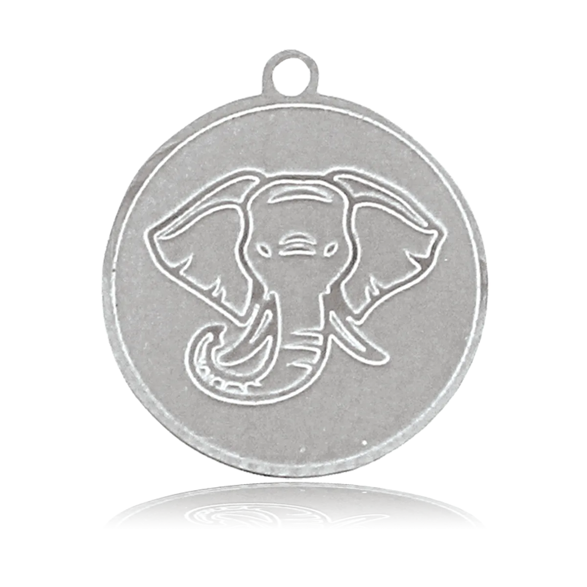 Lucky Elephant Charm with Blue Opal Jade Charity Bracelet