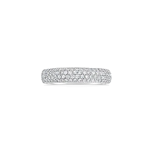 Micro-Pave Diamond Wedding Band