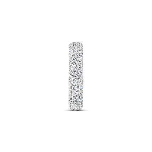 Micro-Pave Diamond Wedding Band