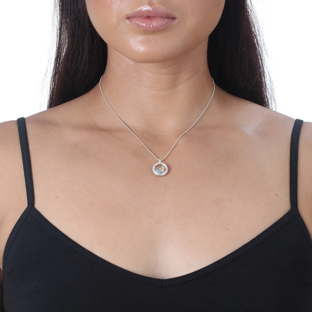 Mini Shaker Necklace with Starfish