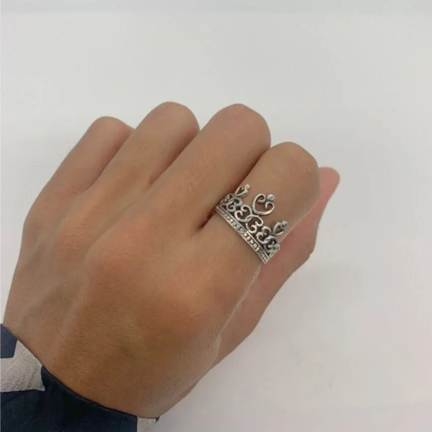 Silver Princess Ring - Silver Crown Ring - Princess Tiara Ring