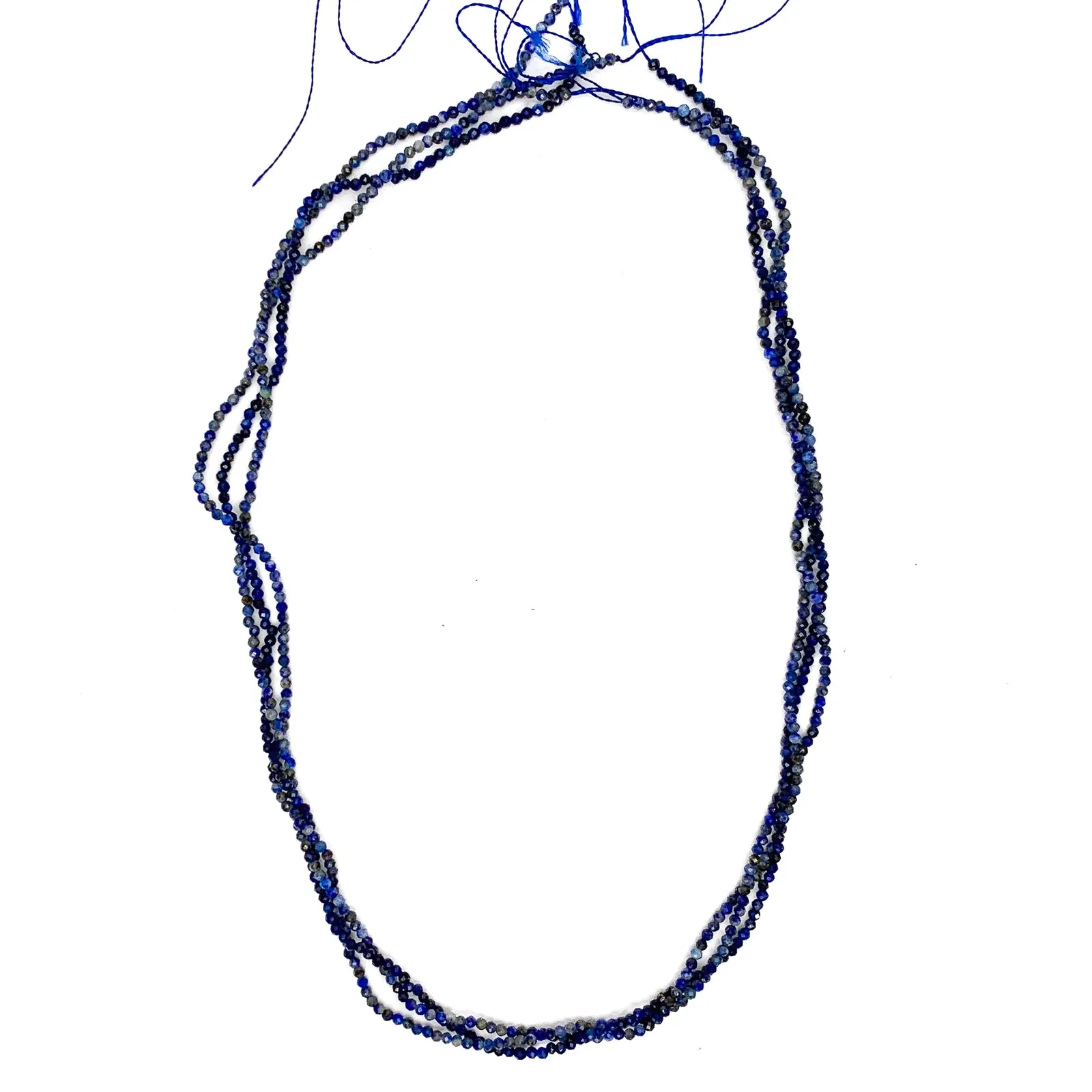 Sodalite 2mm Faceted Rounds Bead Strand