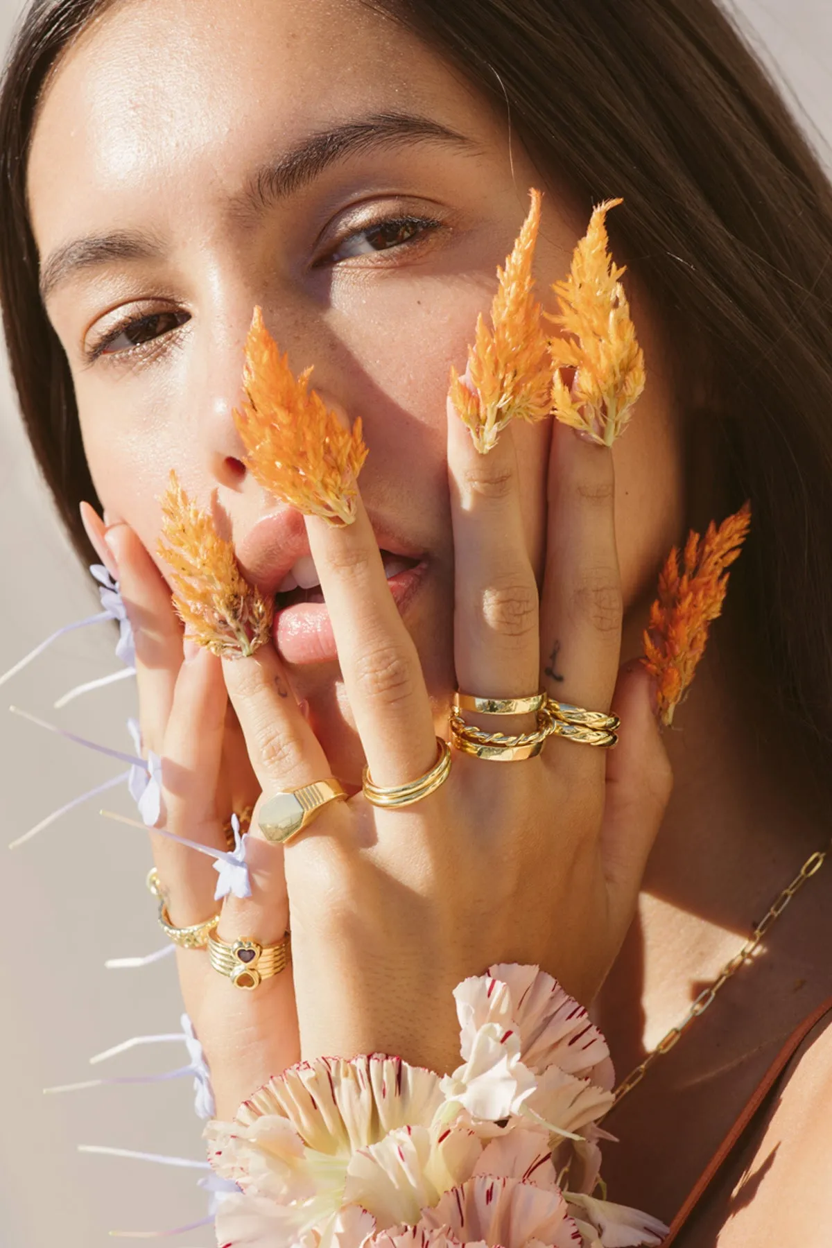 Stack ring gold plated
