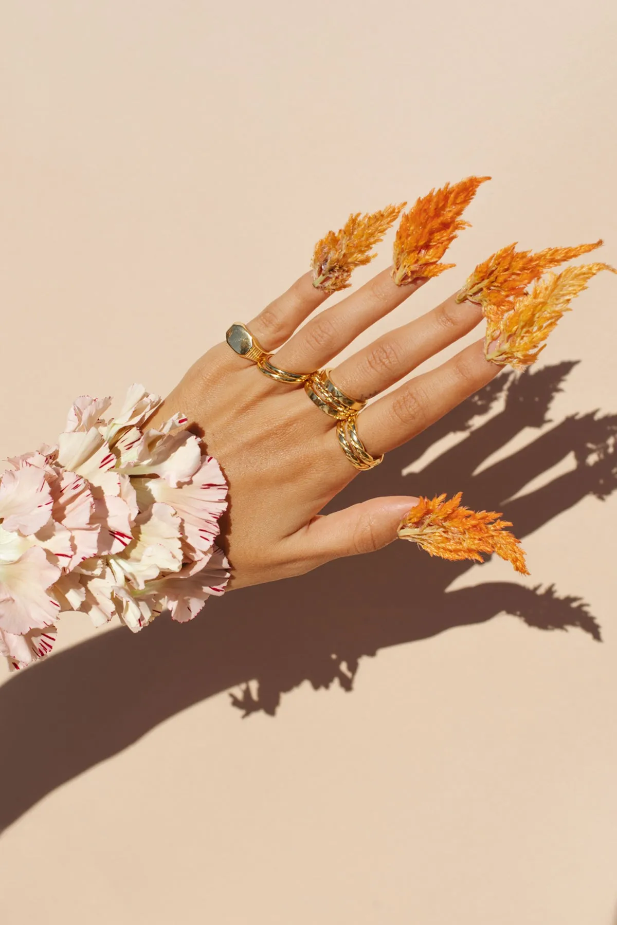 Stack ring gold plated