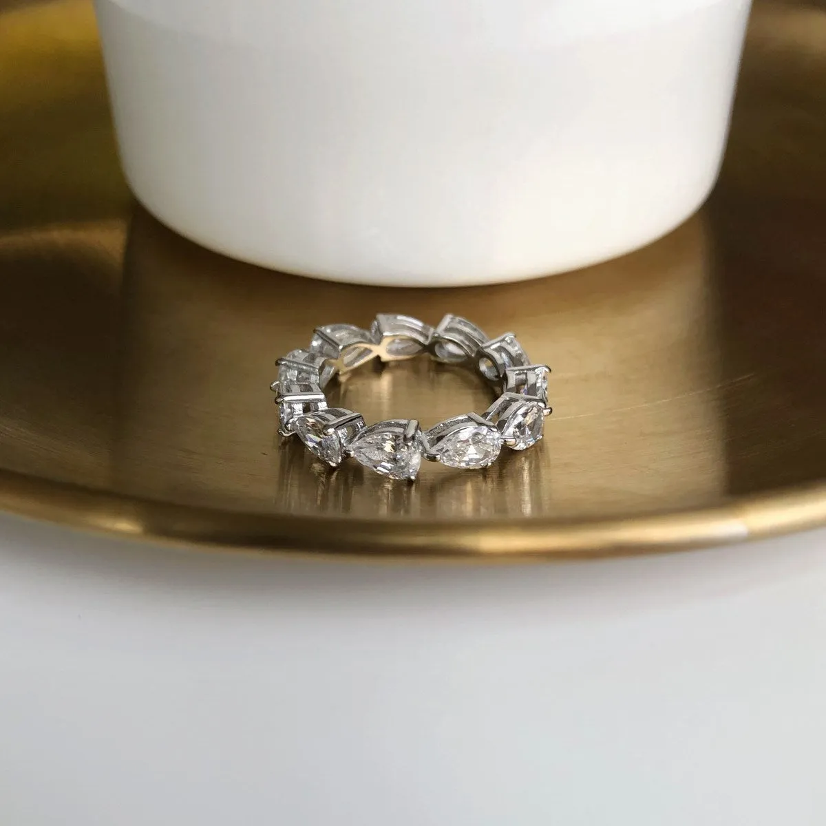 Terina Pear Cut Eternity Ring