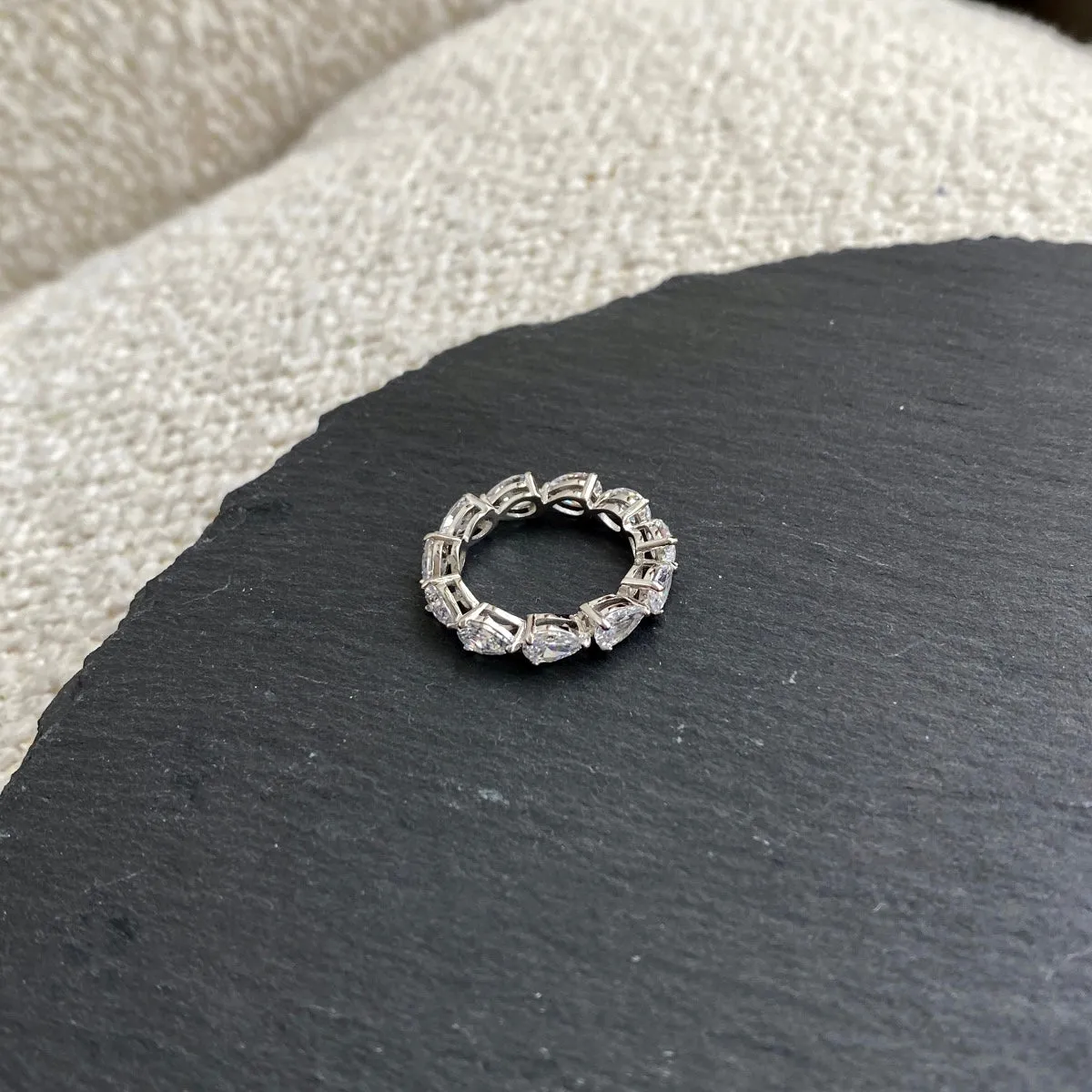 Terina Pear Cut Eternity Ring