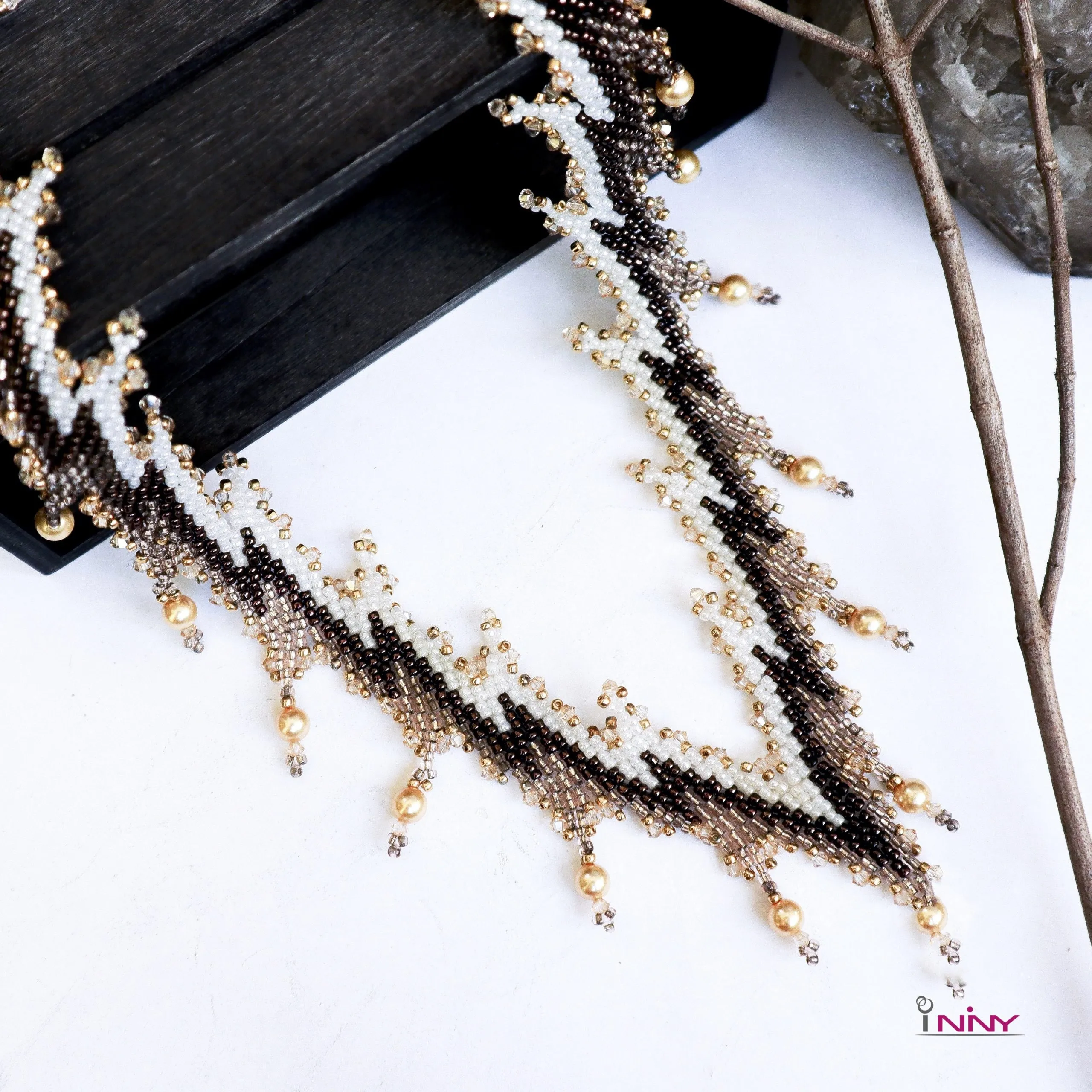 The Handmade Crystal Flame Necklace