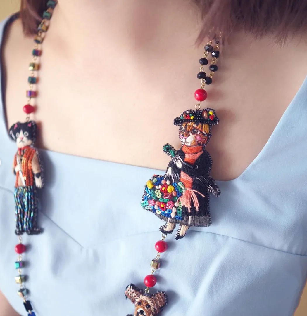 TM - NEK2894 Manyali Poppins  Necklace