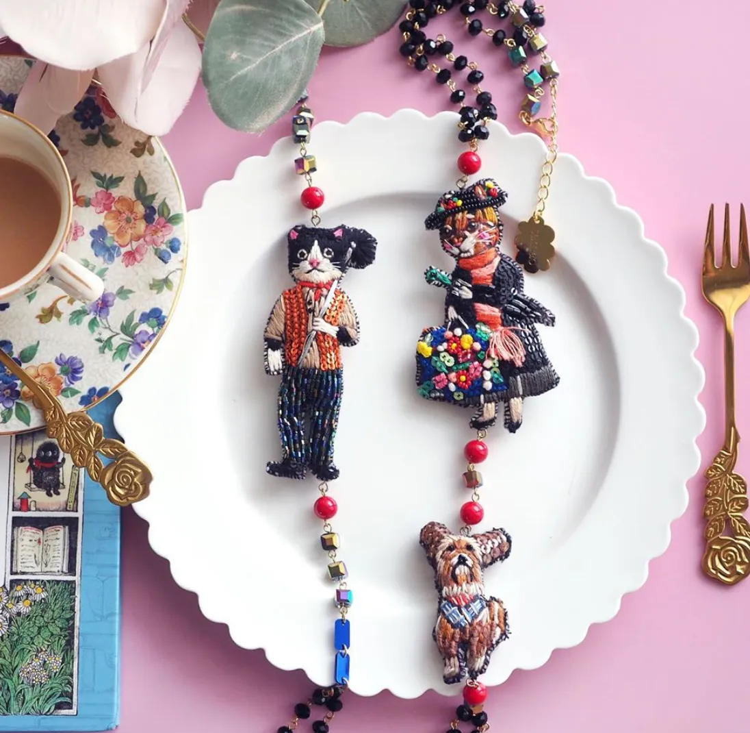 TM - NEK2894 Manyali Poppins  Necklace