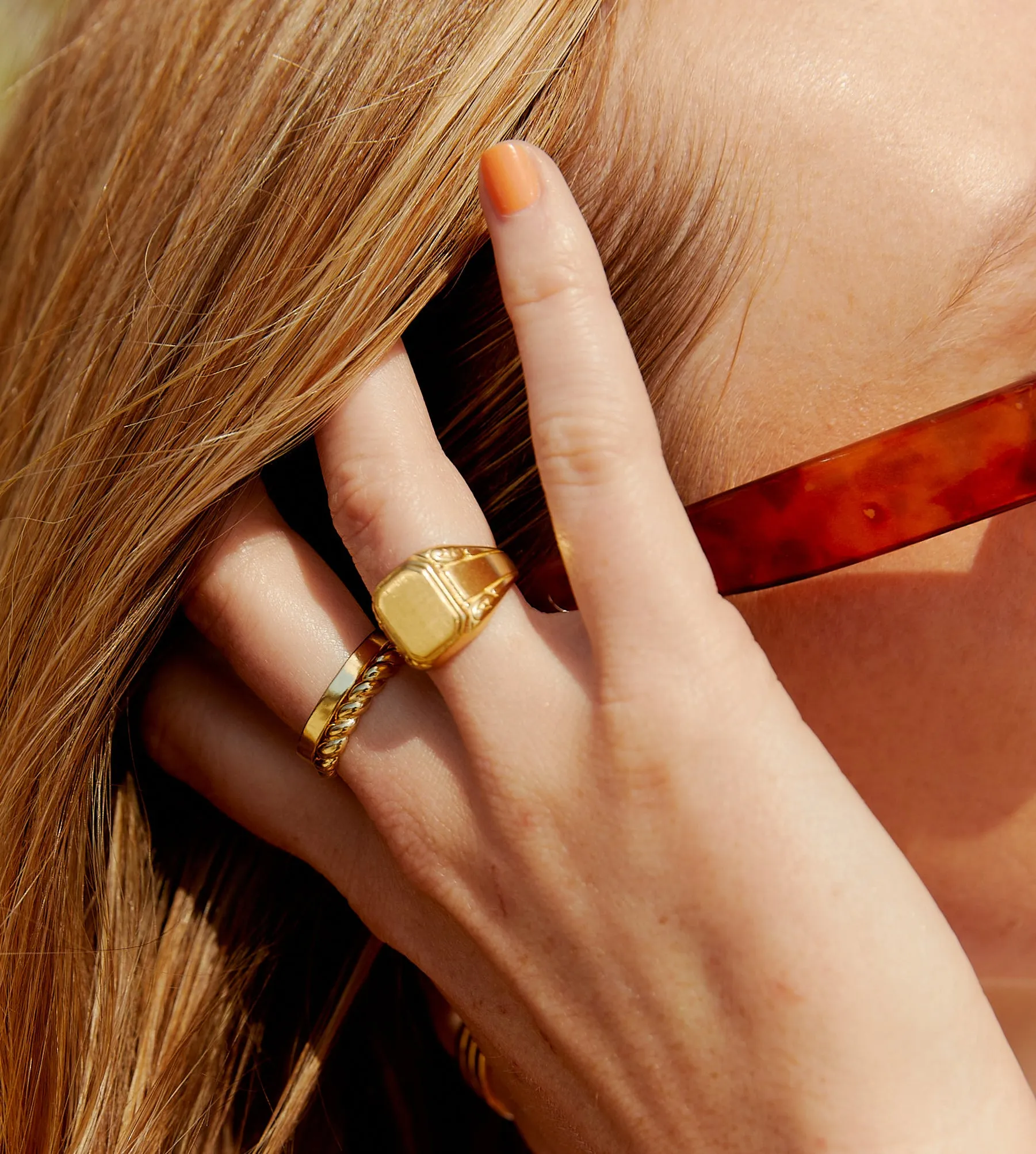 Wide Braided Band Ring